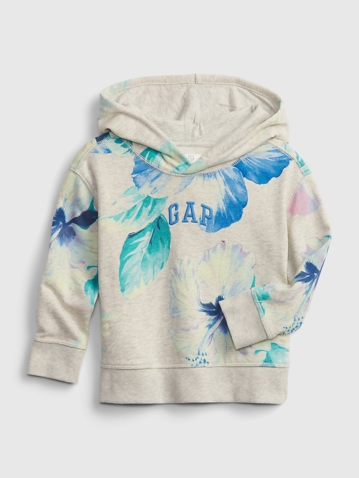 View large product image 1 of 3. Toddler Gap Logo Floral Hoodie