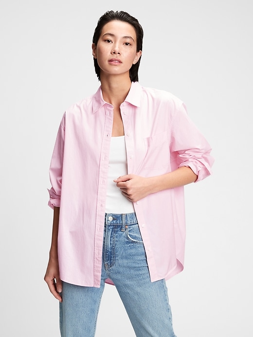 1 of 8 showing, with the color belle pink of product Big Shirt