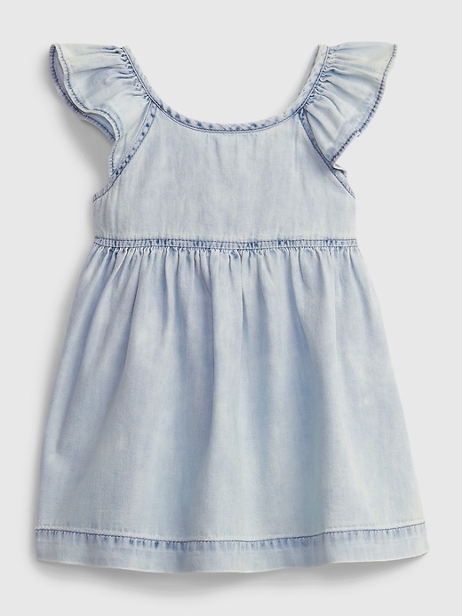 Image number 1 showing, Baby Denim Tumble Dress