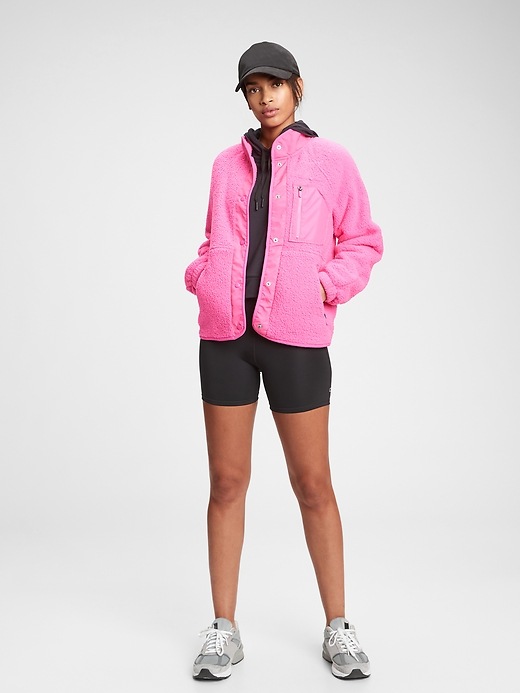 View large product image 1 of 1. GapFit Polar Fleece Jacket