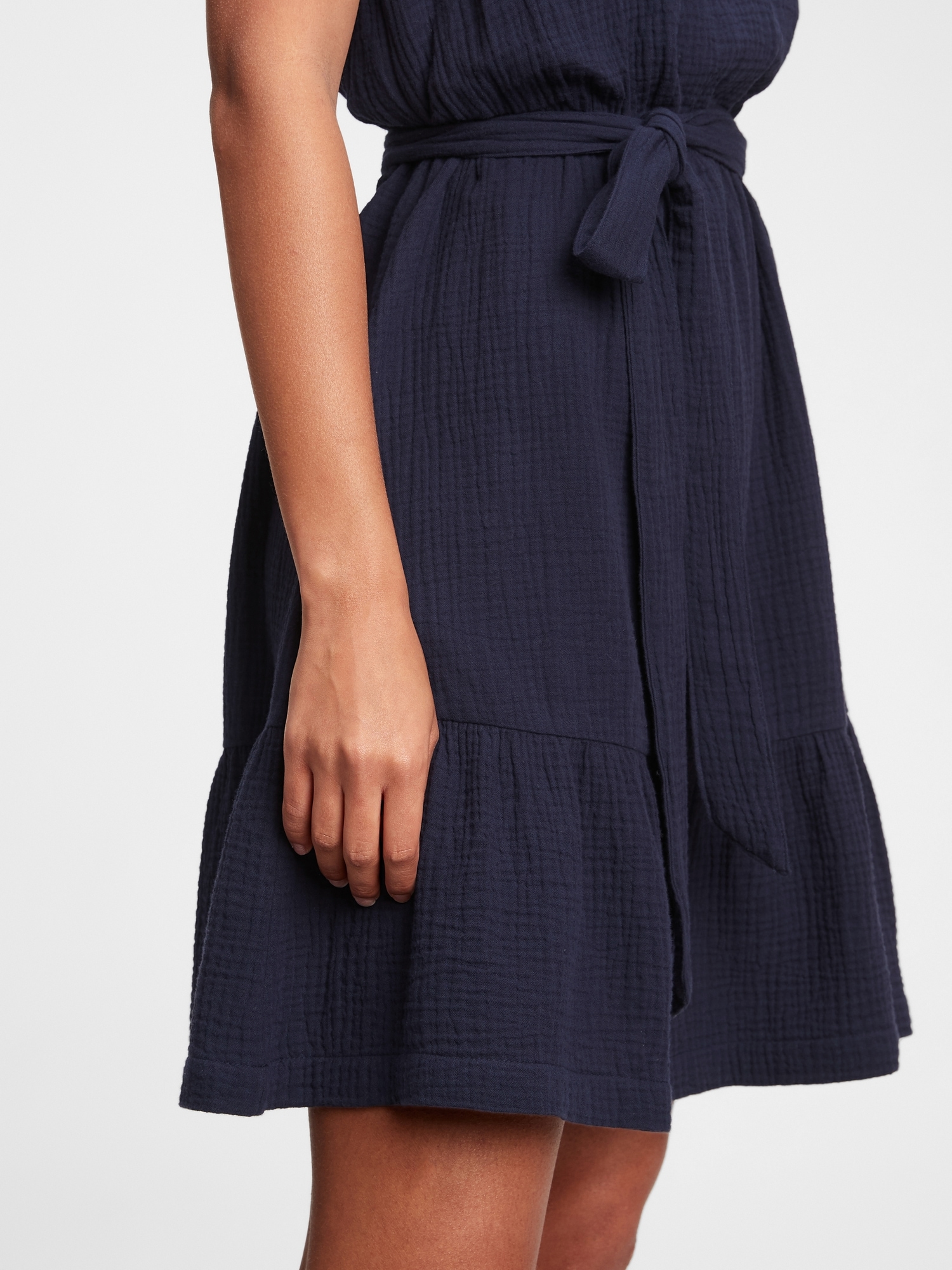 gap ruffle dress