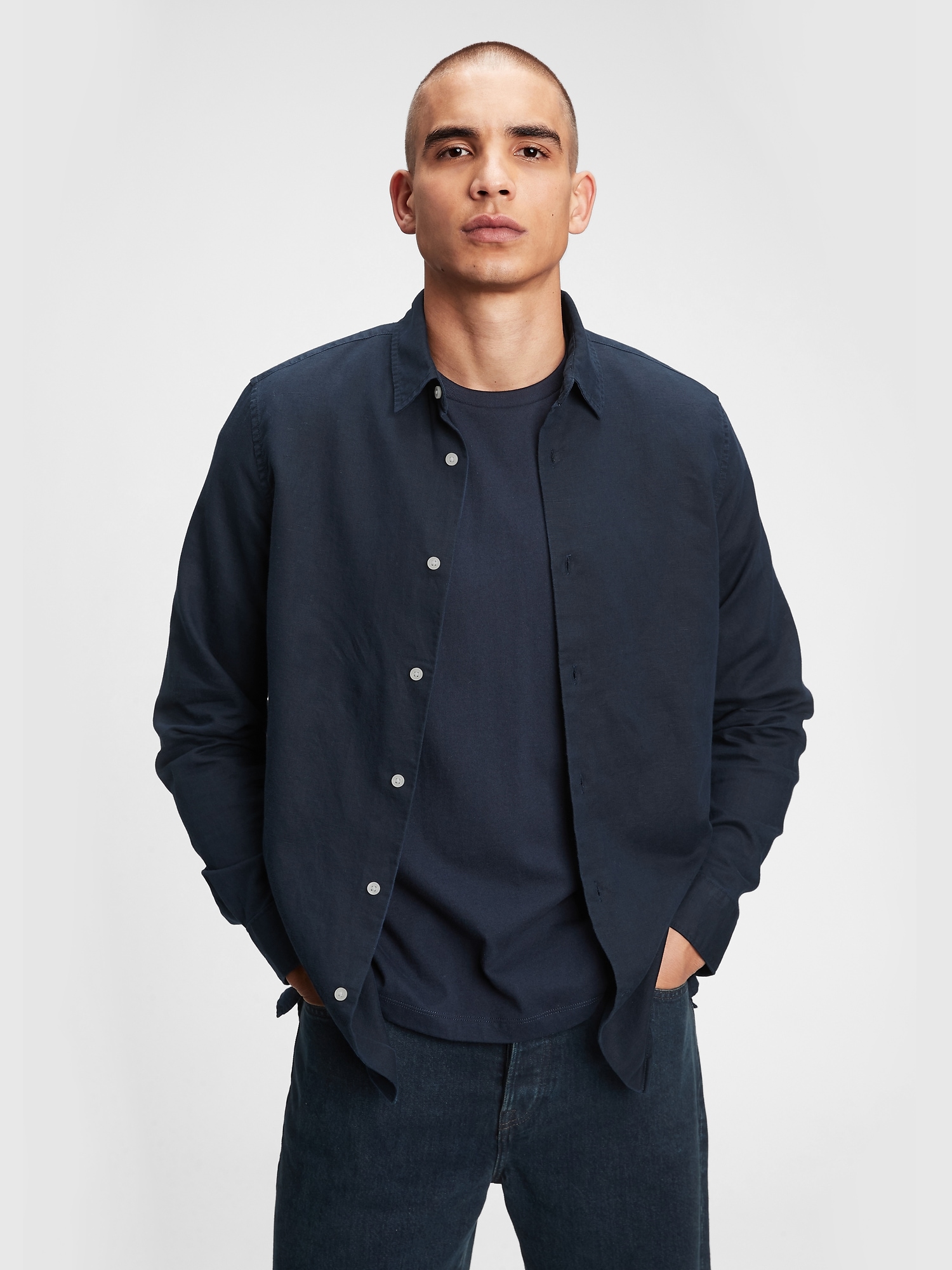 Linen-Cotton Shirt