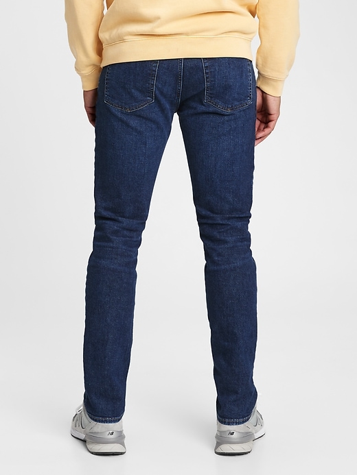 2 of 8 showing, with the color medium dark of product GapFlex Skinny Jeans With Washwell™