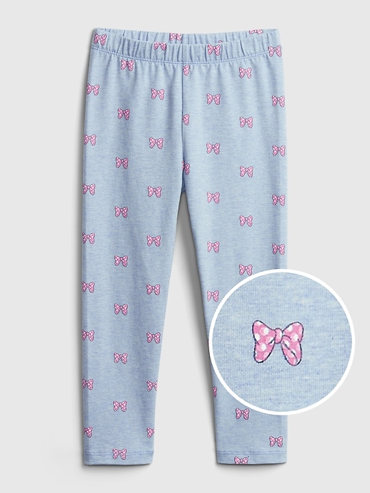 1 of 8 showing, with the color minnie mouse of product babyGap &#124 Disney Minnie Mouse Mix and Match Organic Cotton Leggings