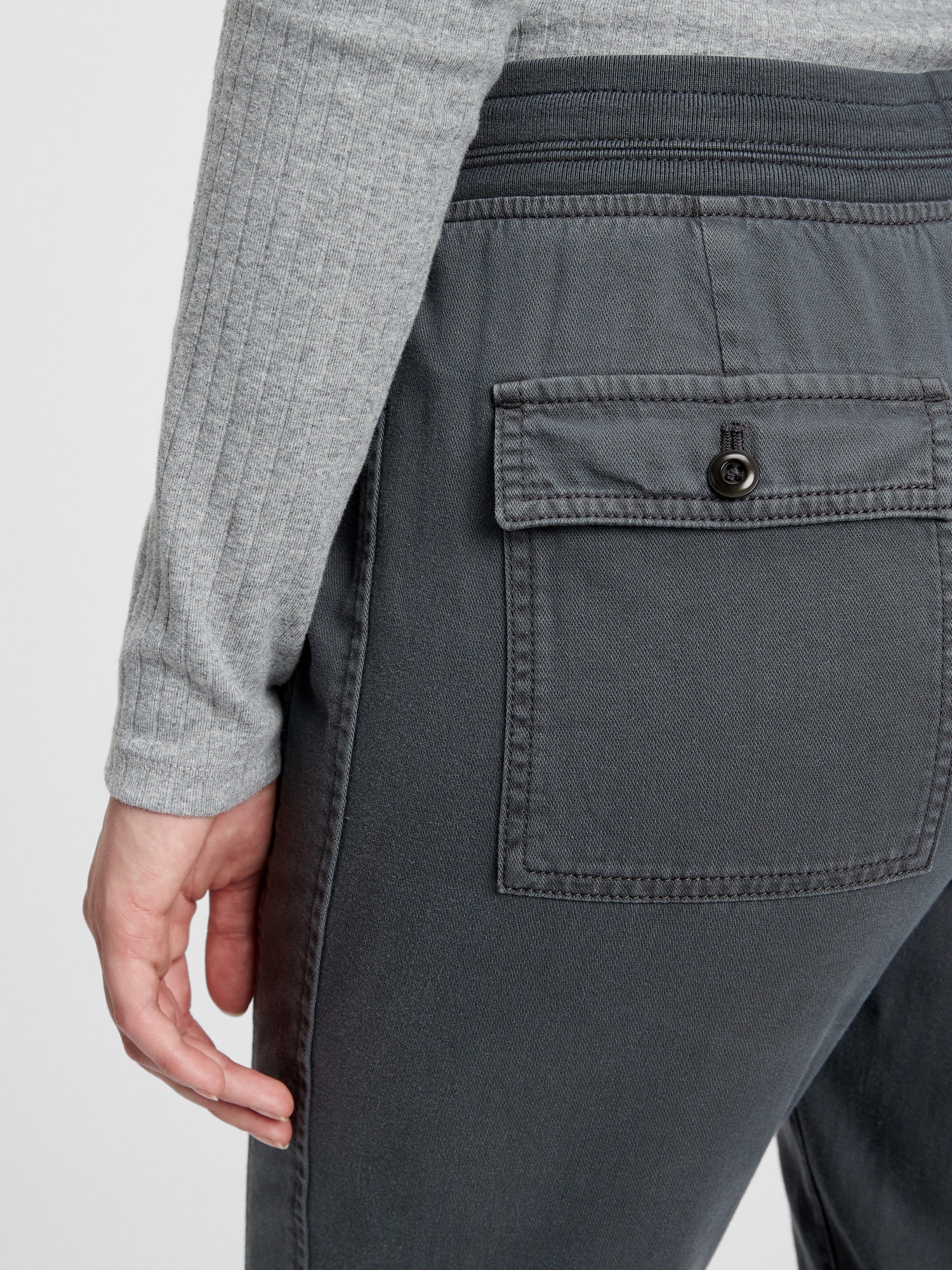 ribbed joggers mens