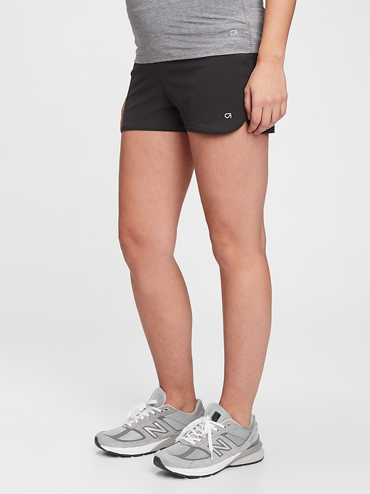 Image number 1 showing, Maternity GapFit 3.5" Running Shorts