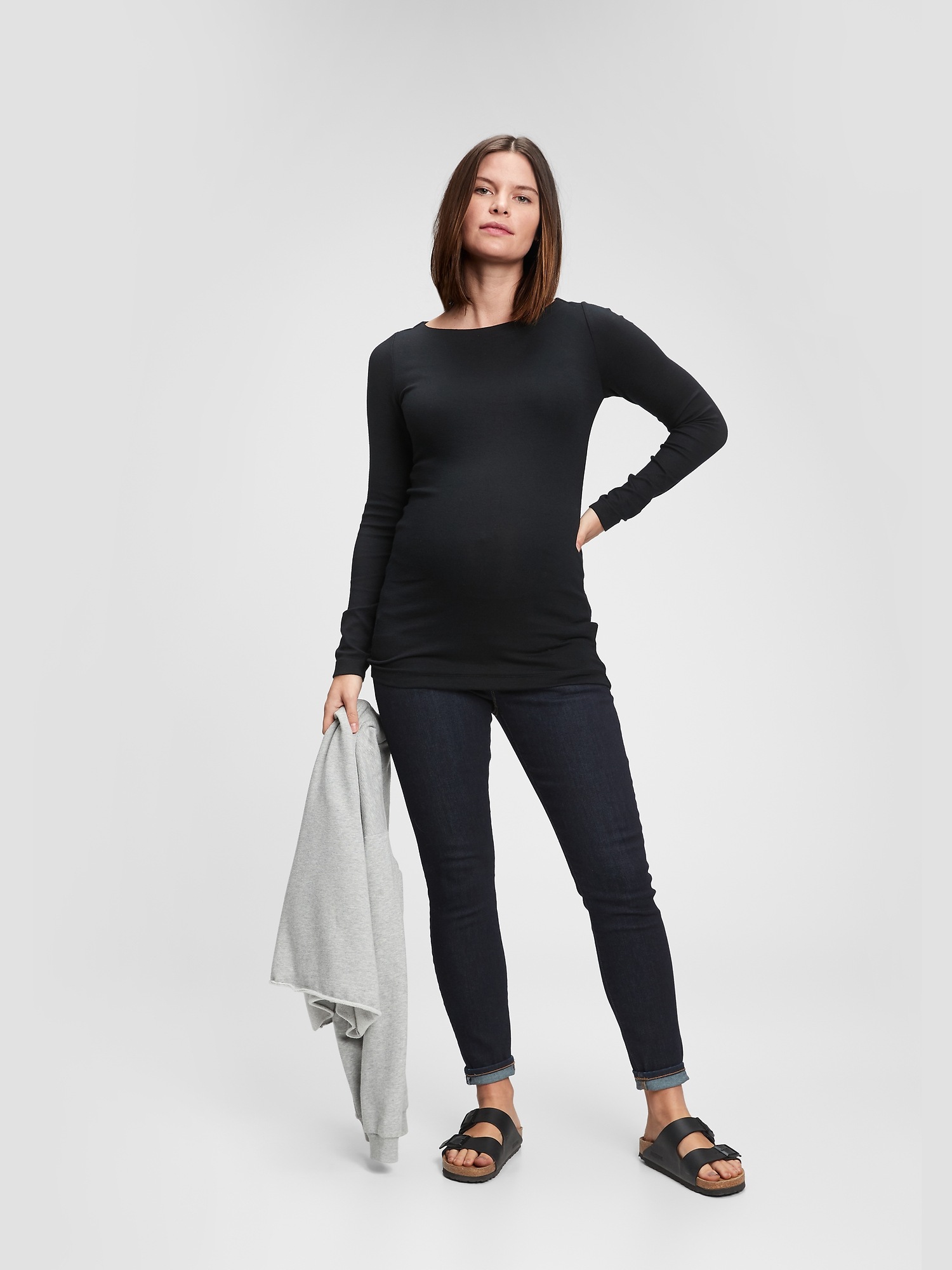 Maternity Modern Boatneck TShirt Gap