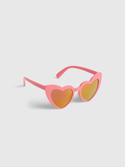 View large product image 1 of 1. Kids Heart Sunglasses