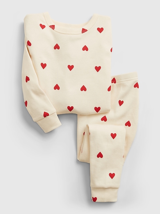 babyGap 100 Organic Cotton Heart Graphic PJ Set Gap