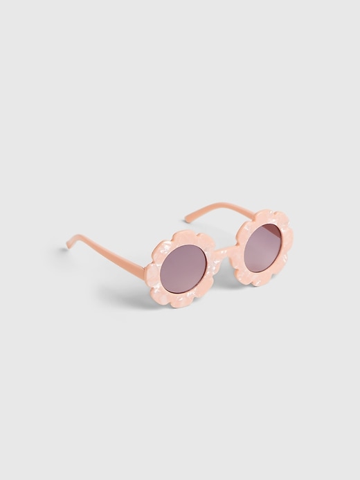 View large product image 1 of 1. Toddler Flower Sunglasses