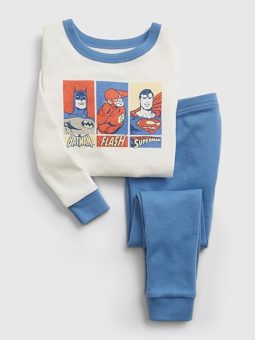 Image number 1 showing, babyGap &#124 DC&#153 Batman, Flash, and Superman 100% Organic Cotton PJ Set