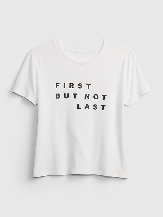 2 of 8 showing, with the color white of product International Womens Day Cropped Graphic T-Shirt