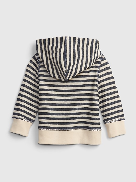 Image number 2 showing, Baby Stripe Hoodie Sweater