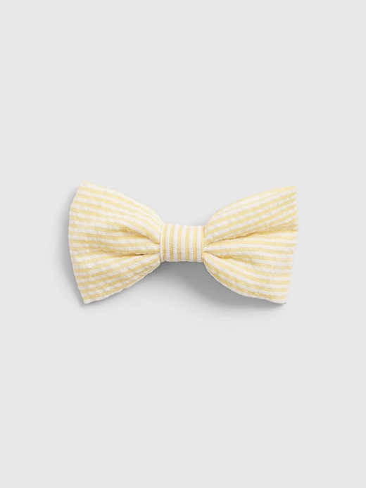 1 of 8 showing, with the color seersucker stripe of product Toddler Bow Tie