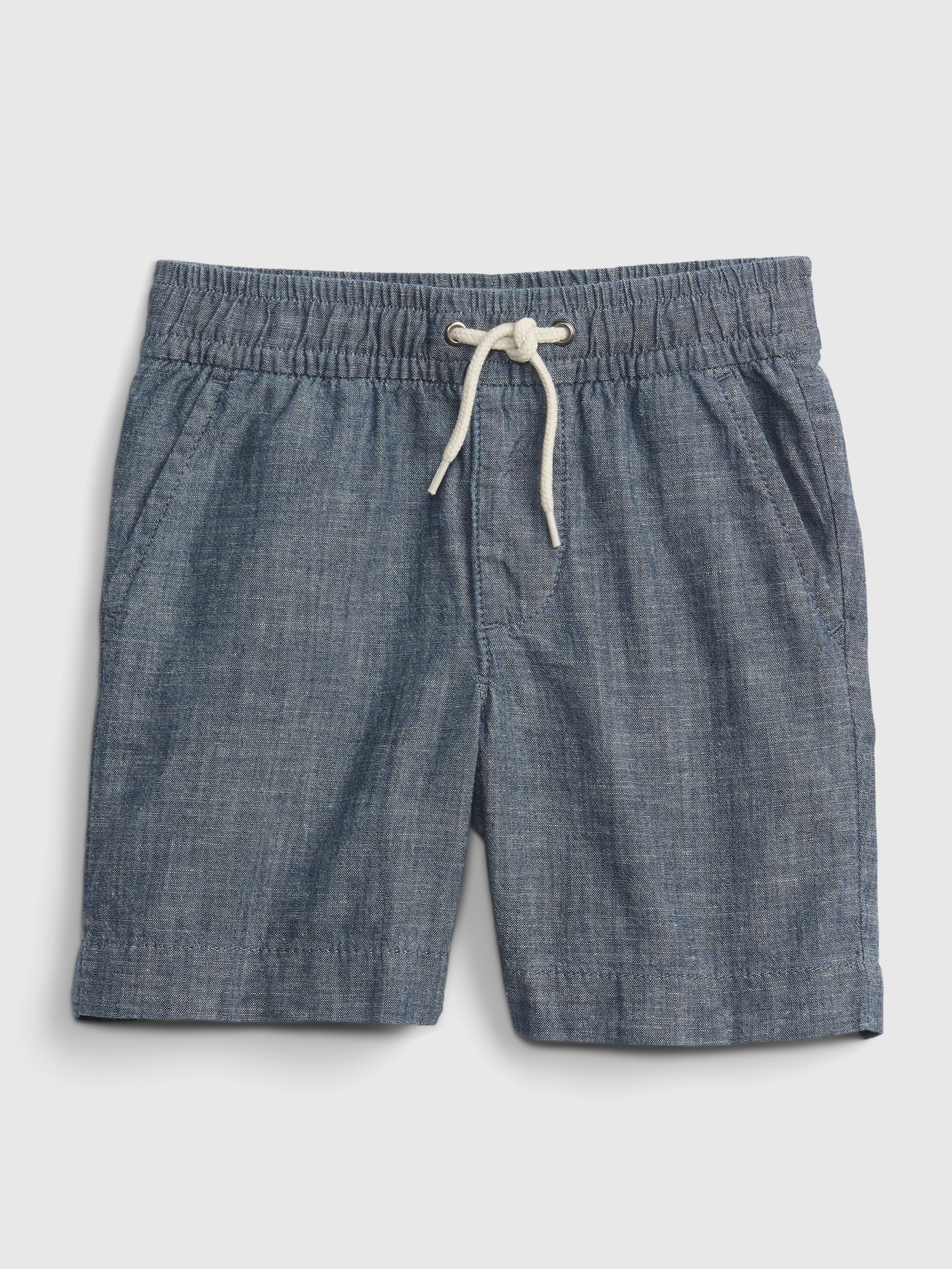 Toddler Chambray Pull-On Shorts with Washwell™ | Gap