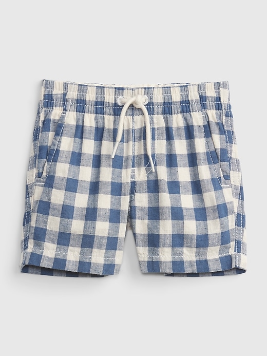 Image number 1 showing, Baby Plaid Pull-On Shorts