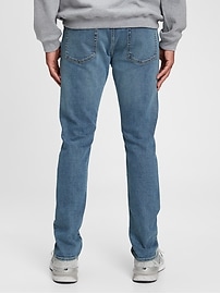 Shop Men DARKINDIGO Slim Taper GapFlex Jeans with Washwell - 34W/32L - 16  KWD in Kuwait