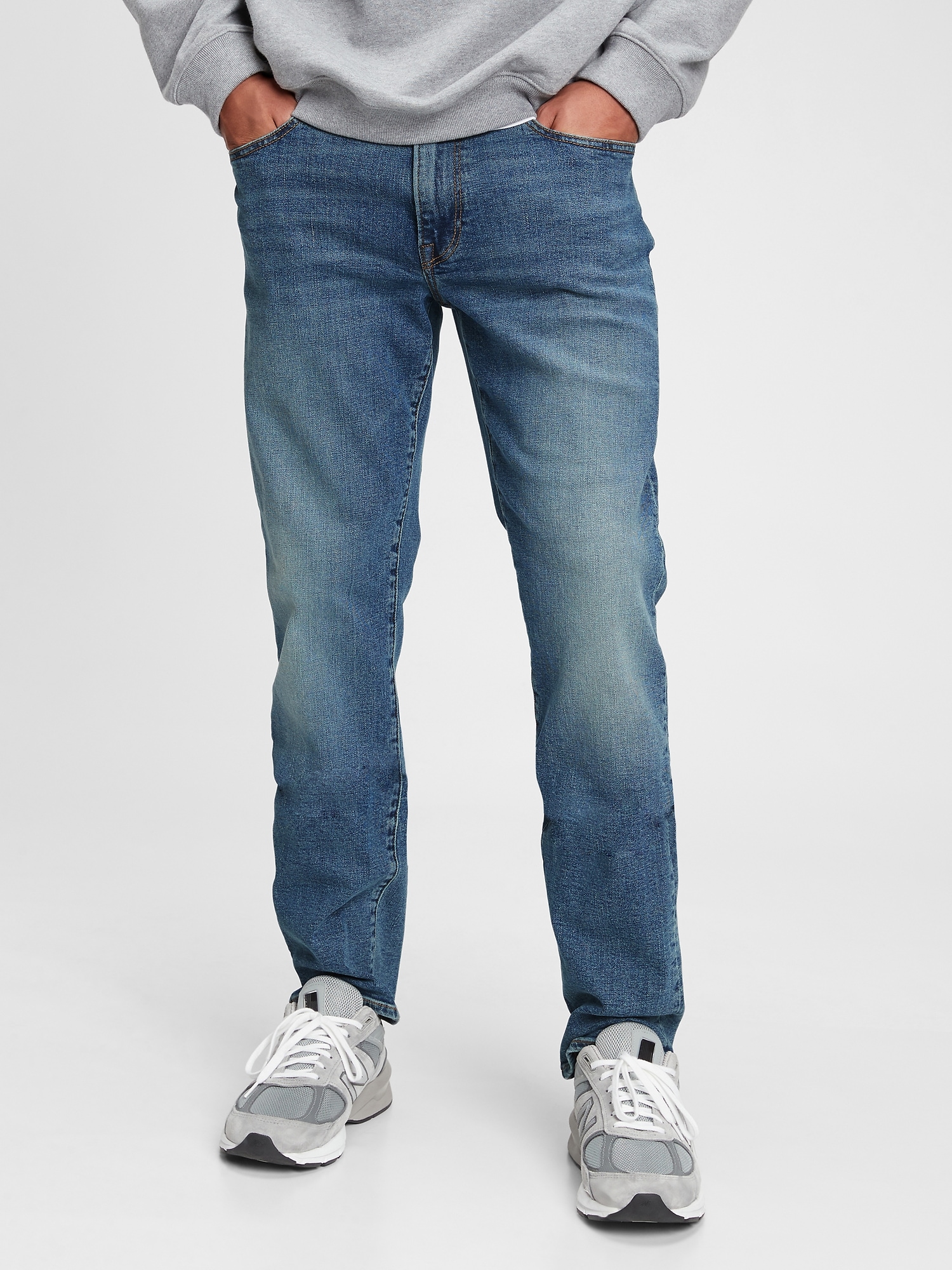 Gap Everyday Jeans In Flex With Washwell In Medium Wash