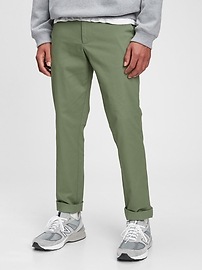 gap khakis lived in slim stretch