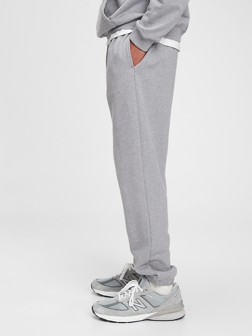 1 of 8 showing, with the color medium heather gray of product French Terry Joggers