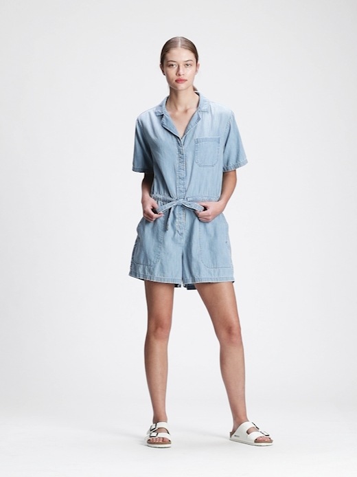 gap denim romper