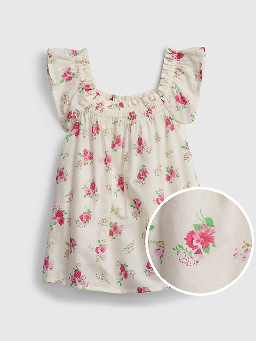 View large product image 1 of 1. Toddler Flutter Smocked Top