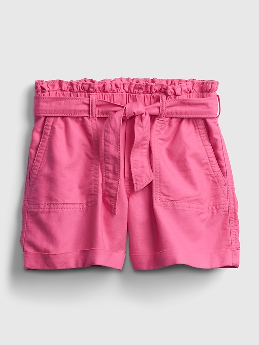 Image number 2 showing, Kids High-Rise Paperbag Waist Shorts
