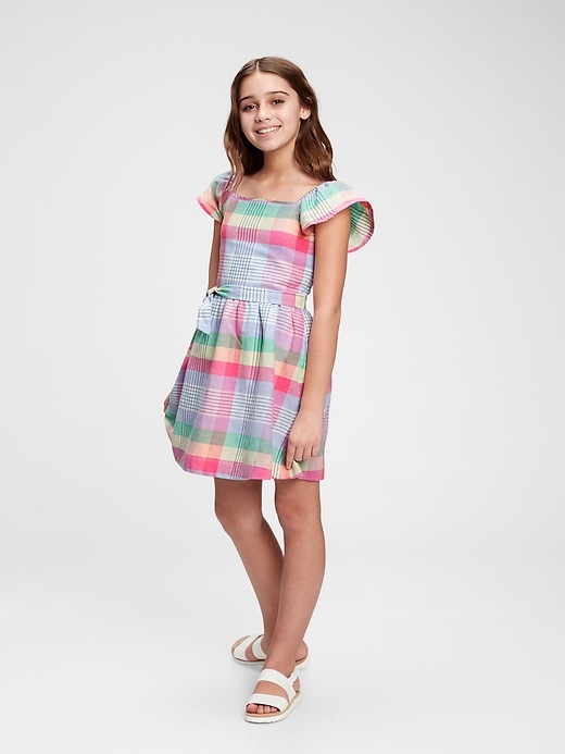 Image number 2 showing, Kids Plaid Dress