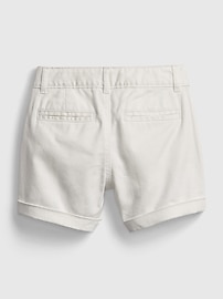 Kids Stain Resistant Midi Shorts with Stretch