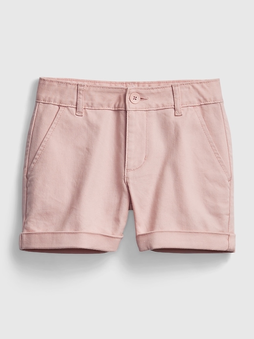 2 of 8 showing, with the color misty rose of product Kids Midi Shorts with Stretch