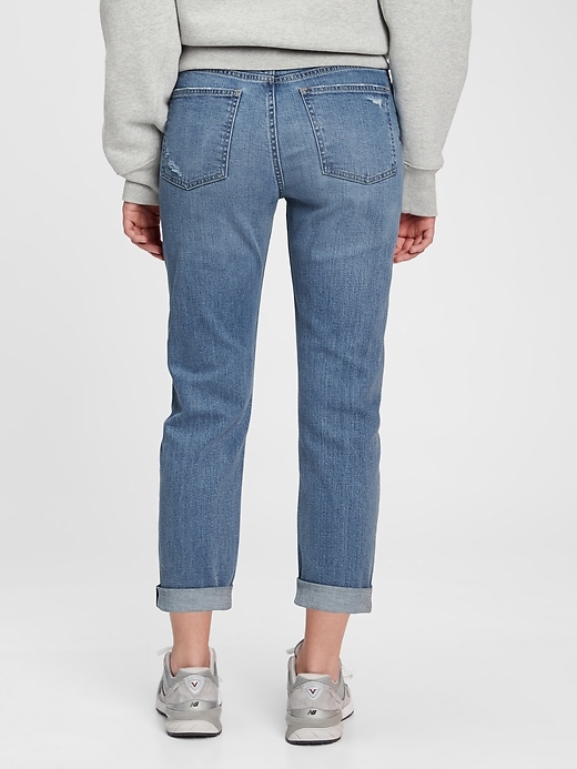 Image number 2 showing, High Rise Girlfriend Jeans