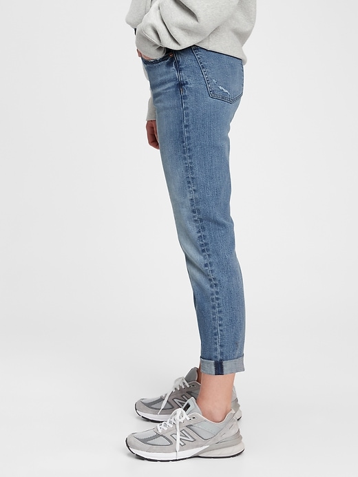 Image number 3 showing, High Rise Girlfriend Jeans