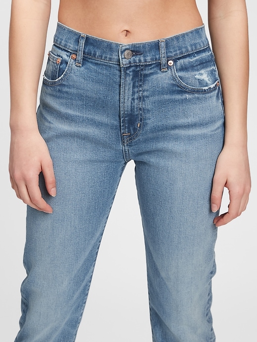 Image number 5 showing, High Rise Girlfriend Jeans