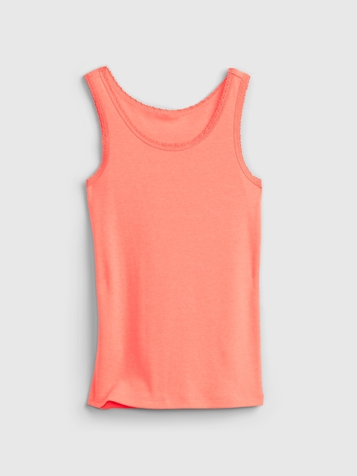 1 of 8 showing, with the color neon coral volt of product Kids Tank Top