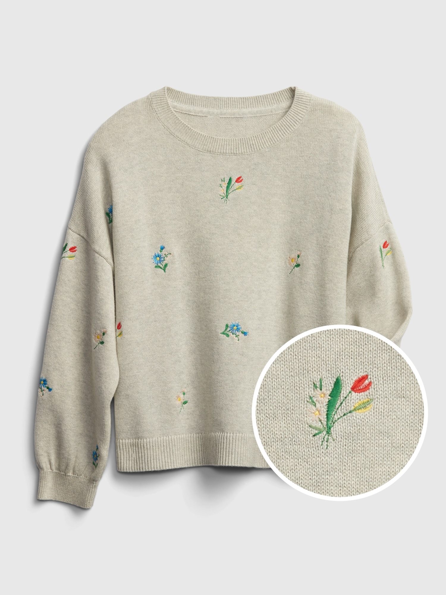 kids grey sweater