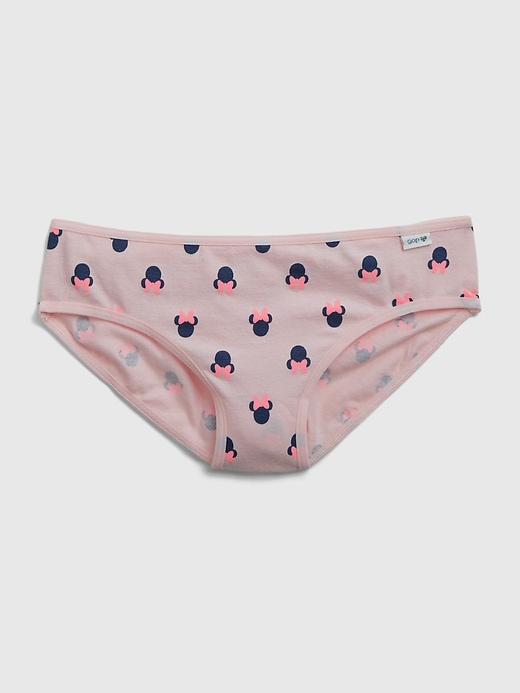 2 of 8 showing, with the color multi of product GapKids &#124 Disney Minnie Mouse Bikini Briefs