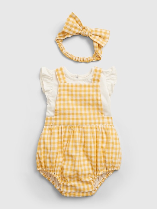 Image number 3 showing, Baby Gingham Print Outfit Set
