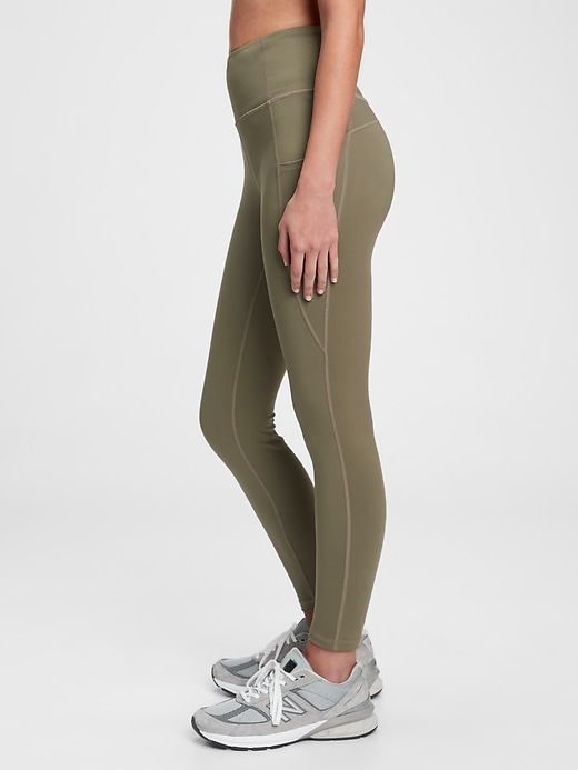 View large product image 1 of 1. GapFit High Rise Blackout Full Length Leggings