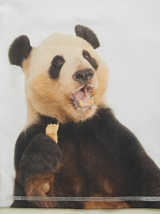 Image number 2 showing, GapKids &#124 National Geographic Giant Panda Graphic 100% Organic Cotton PJ Set