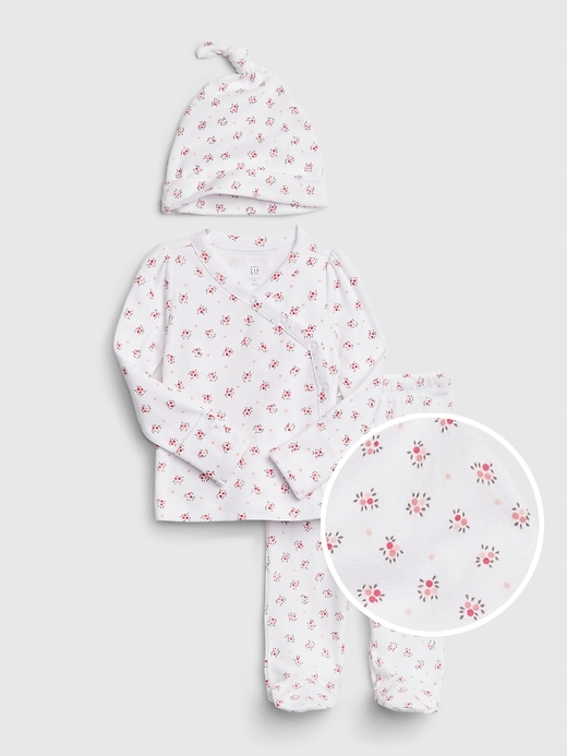 Image number 3 showing, Baby Print Kimono Outfit Set