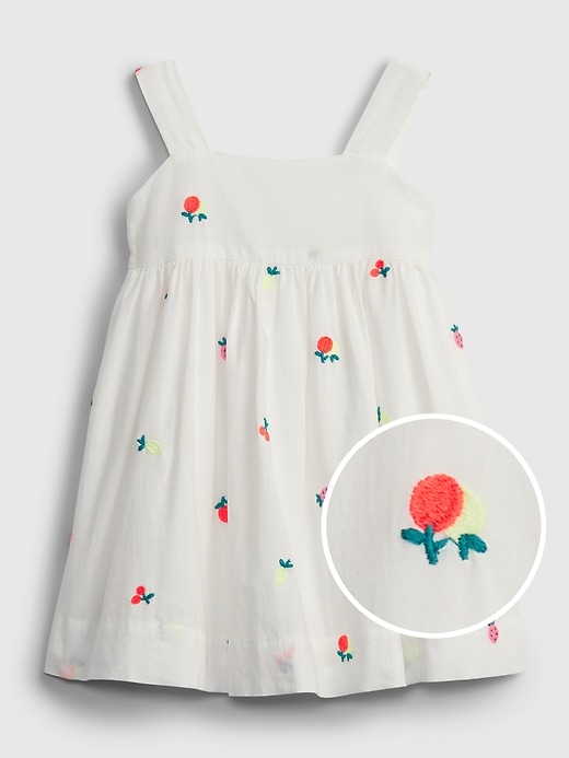 Image number 1 showing, Baby Embroidered Fruit Dress