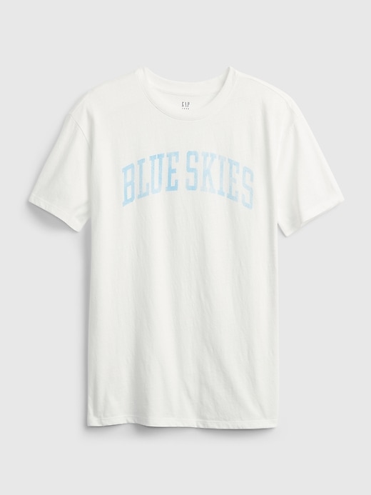2 of 8 showing, with the color blue skies of product Teen Graphic Oversized T-Shirt
