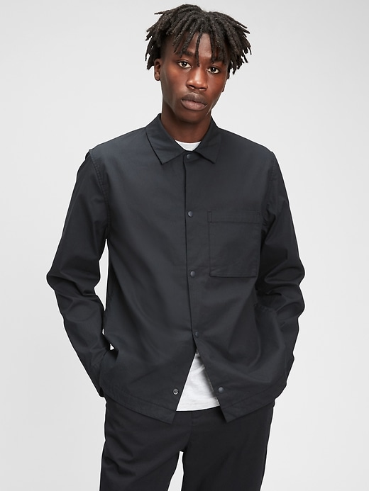 View large product image 1 of 1. Canvas Shirt Jacket