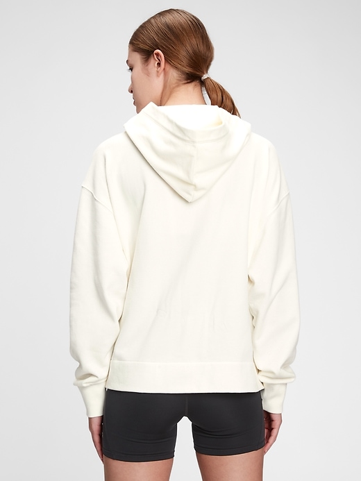 Image number 2 showing, Vintage Soft Lace Up Hoodie
