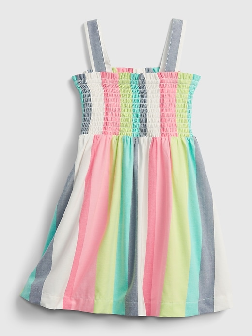 Image number 1 showing, Toddler Stripe Smocked Dress