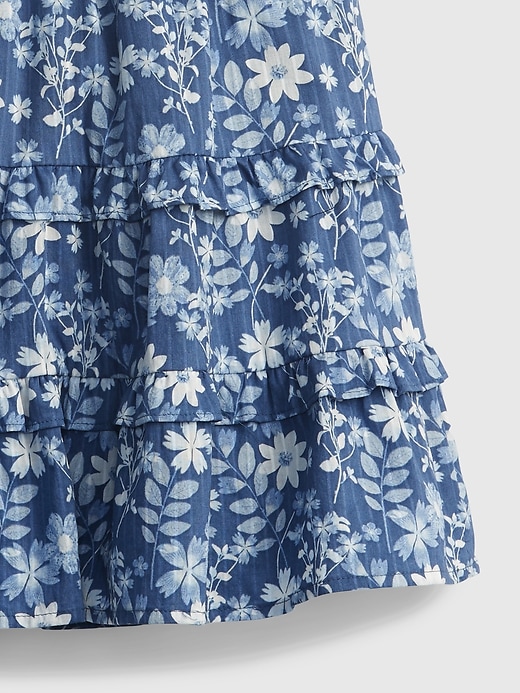 Image number 3 showing, Kids Floral Midi Skirt