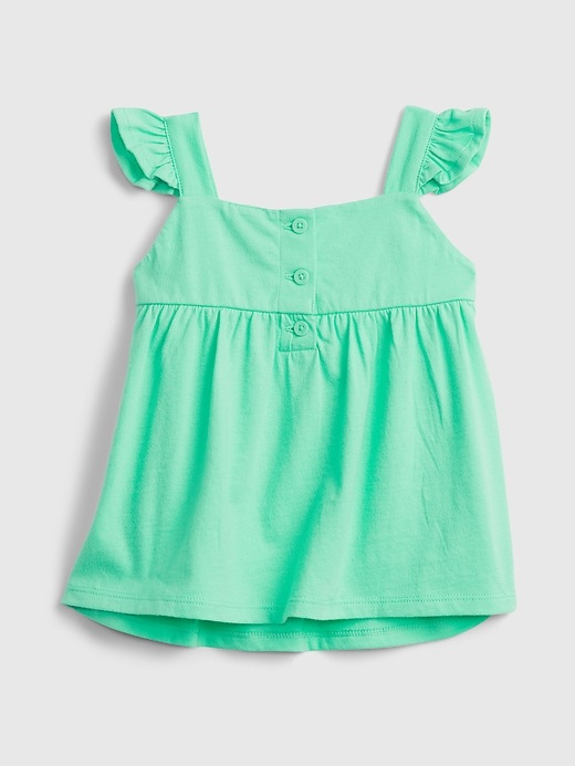 Image number 2 showing, Toddler Flutter Embroidered Top