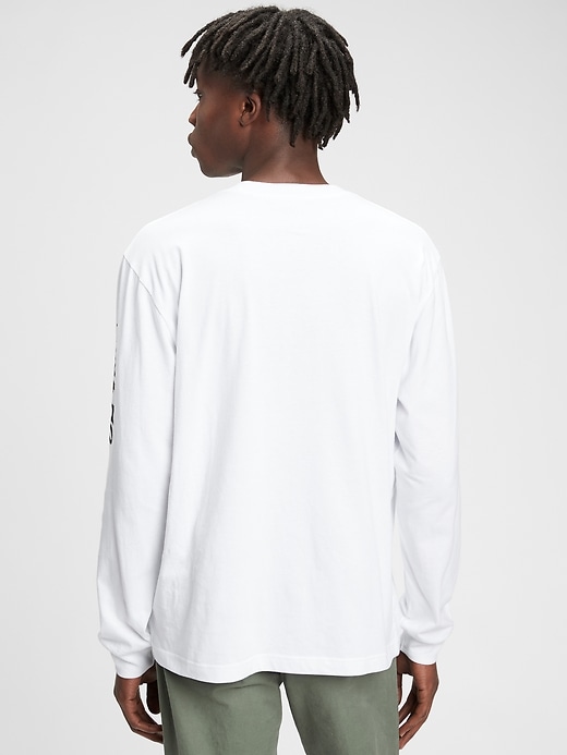 2 of 8 showing, with the color optic white of product Keith Haring Graphic T-Shirt