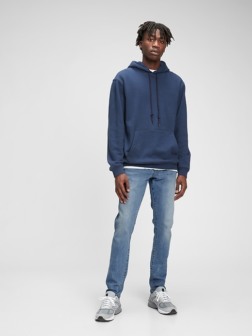 1 of 8 showing, with the color light wash of product Everyday Skinny Jeans in GapFlex with Washwell
