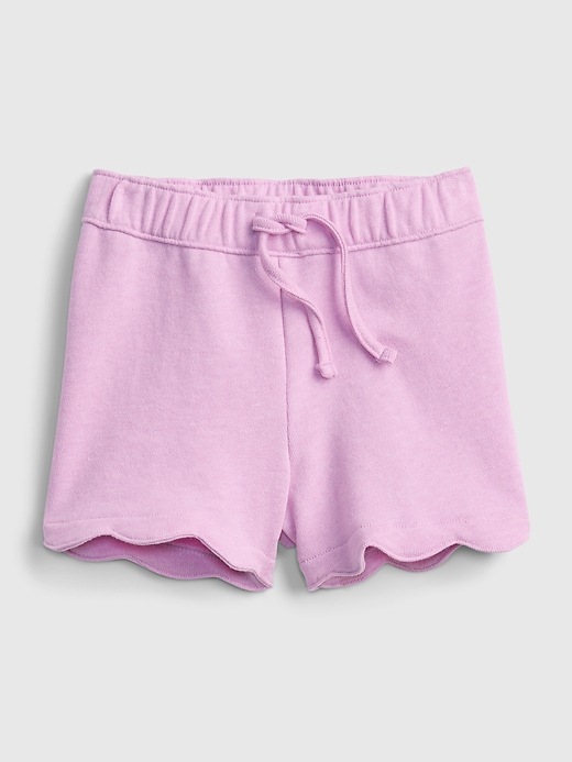 Toddler Scalloped Pull-On Shorts